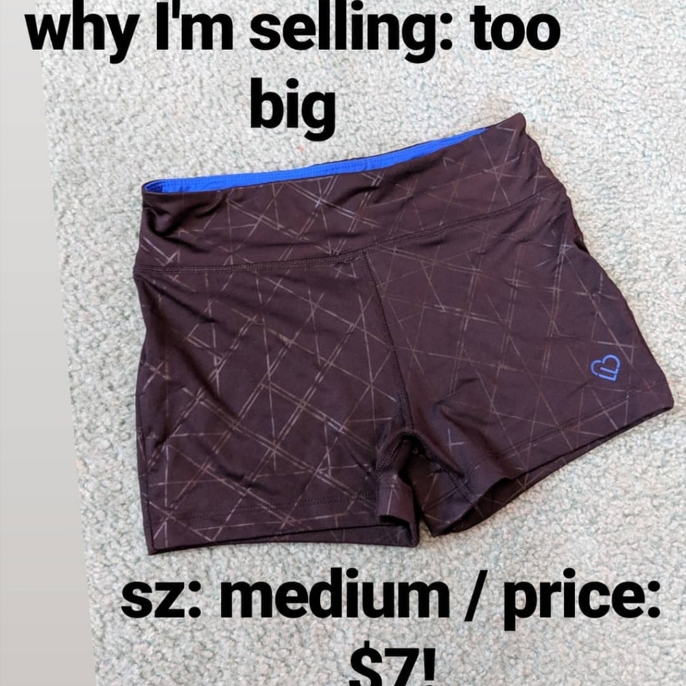 Black spandex that bought the wrong size in